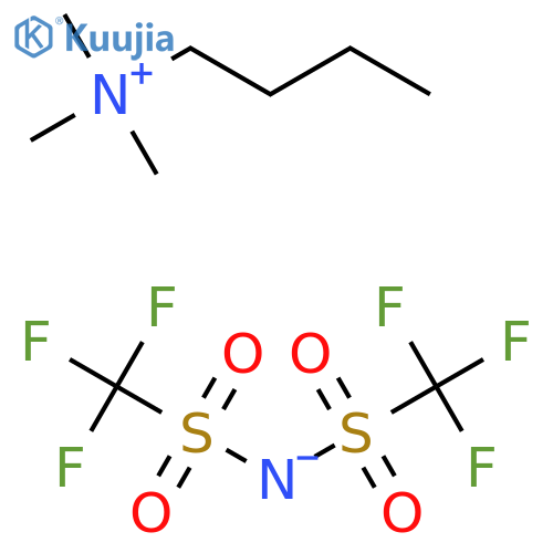 Butyltrimethylammonium Bis(trifluoromethanesulfonyl)imide structure
