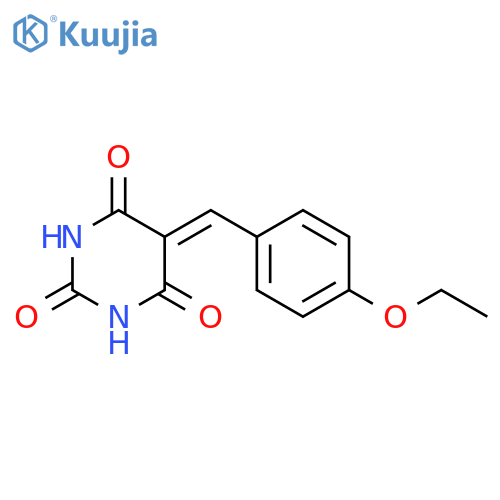5-[(4-ethoxyphenyl)methylidene]-1,3-diazinane-2,4,6-trione structure