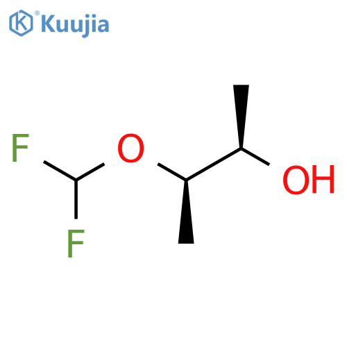 (2R,3R)-3-(difluoromethoxy)butan-2-ol structure