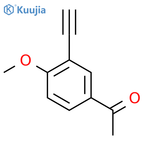 1-(3-Ethynyl-4-methoxyphenyl)ethan-1-one structure
