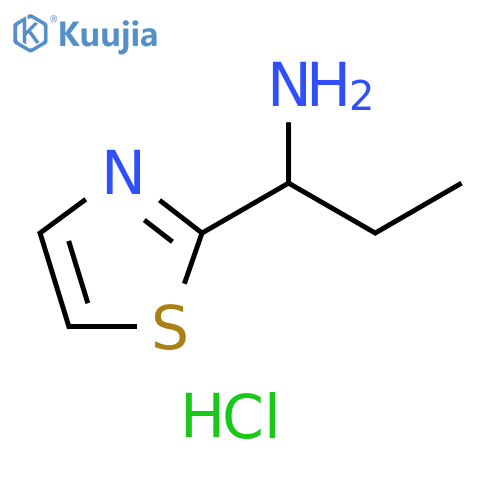 1-?(thiazol-?2-?yl)?propan-?1-?amine hydrochloride structure