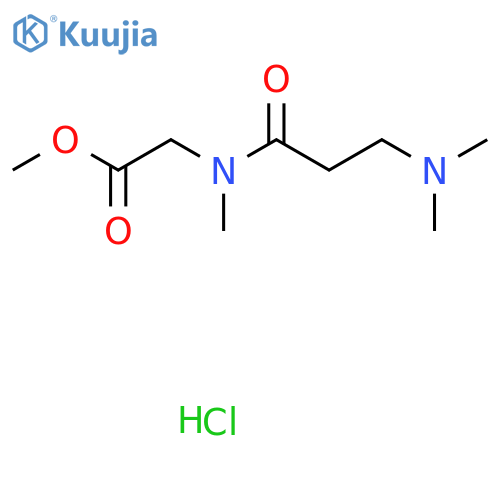 methyl 2-3-(dimethylamino)-N-methylpropanamidoacetate hydrochloride structure