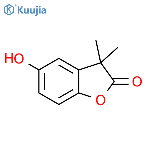 5-Hydroxy-3,3-dimethyl-2(3H)-benzofuranone structure