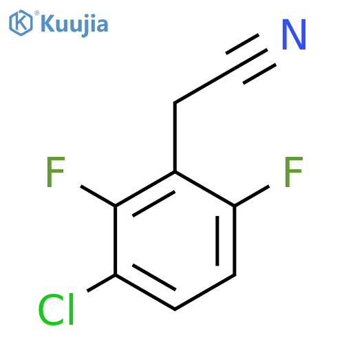 3-Chloro-2,6-difluorophenylacetonitrile structure
