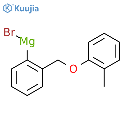 Magnesium, bromo[2-[(2-methylphenoxy)methyl]phenyl]- structure
