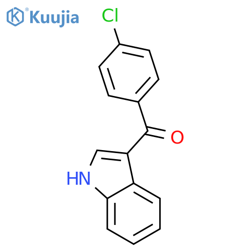 (4-chlorophenyl)-(1h-indol-3-yl)methanone structure