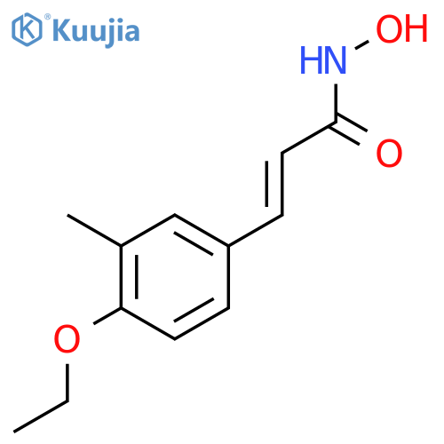2-Propenamide,3-(4-ethoxy-3-methylphenyl)-N-hydroxy- structure