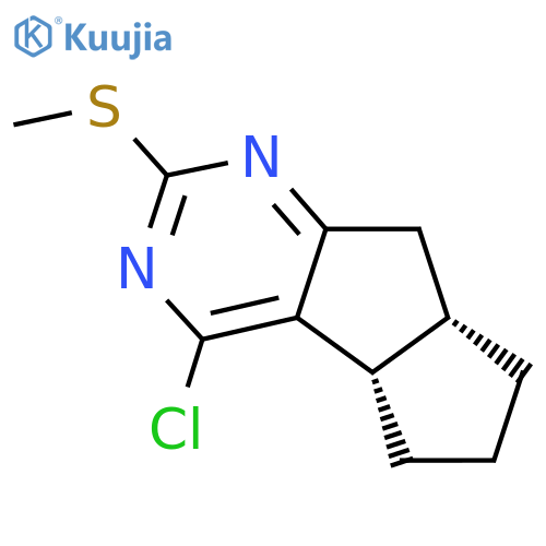 rac-(2R,6R)-12-chloro-10-(methylsulfanyl)-9,11-diazatricyclo6.4.0.0,2,6dodeca-1(8),9,11-triene, cis structure