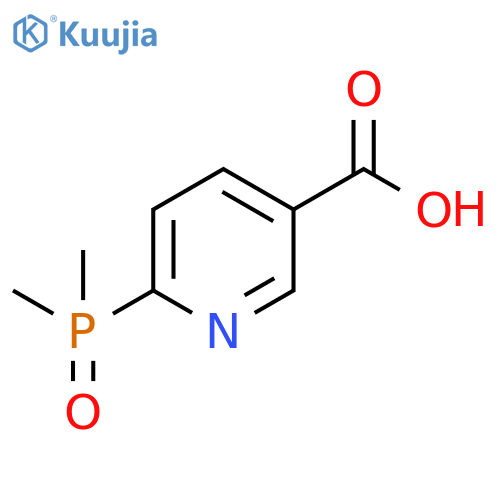 6-(Dimethylphosphoryl)nicotinic acid structure