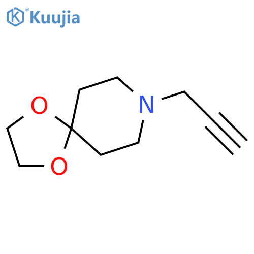 1,4-Dioxa-8-azaspiro[4.5]decane, 8-(2-propyn-1-yl)- structure