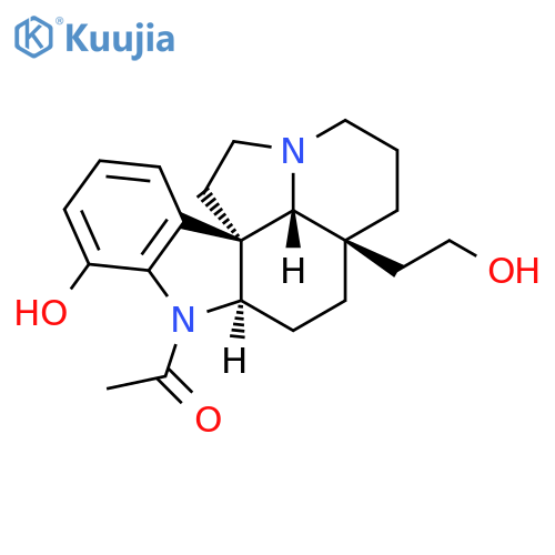 Aspidospermidine-17,21-diol,1-acetyl- (9CI) structure