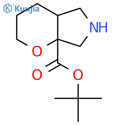 tert-butyl octahydropyrano2,3-cpyrrole-7a-carboxylate structure