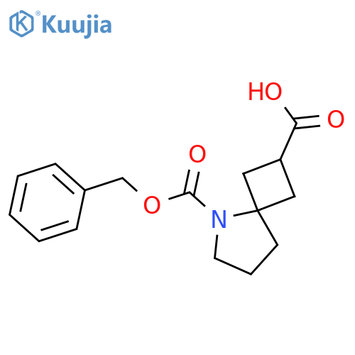 (2r,4s)-5-(benzyloxy)carbonyl-5-azaspiro3.4octane-2-carboxylic acid structure