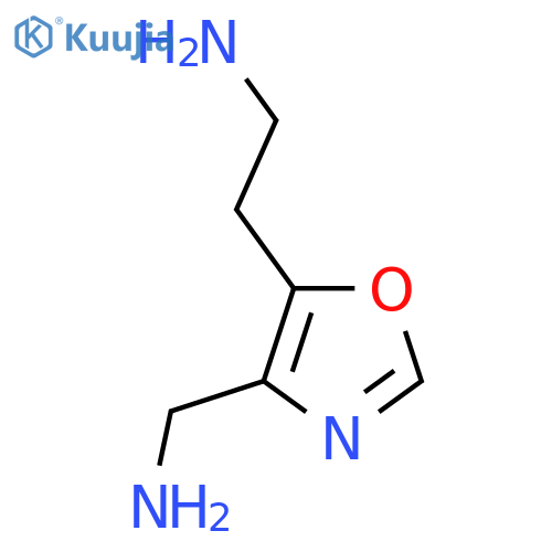2-4-(aminomethyl)-1,3-oxazol-5-ylethan-1-amine structure
