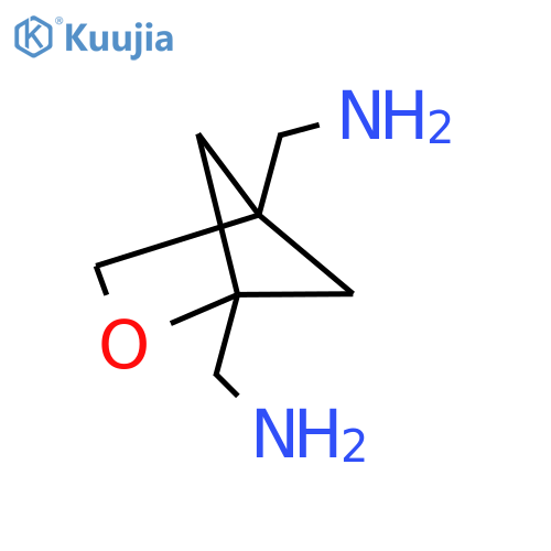 [4-(Aminomethyl)-2-oxabicyclo[2.1.1]hexan-1-yl]methanamine structure