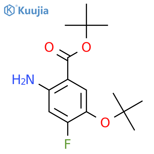 Tert-butyl 2-amino-5-(tert-butoxy)-4-fluorobenzoate structure