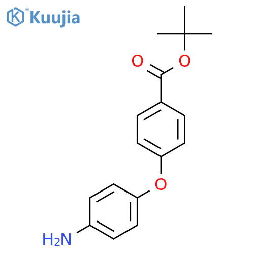 tert-butyl 4-(4-aminophenoxy)benzoate structure