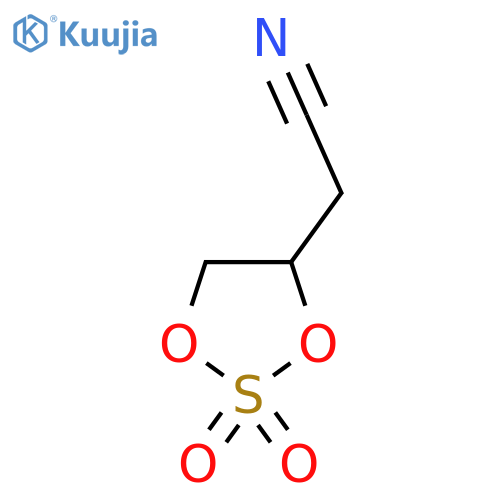 2-(2,2-Dioxo-1,3,2lambda6-dioxathiolan-4-yl)acetonitrile structure