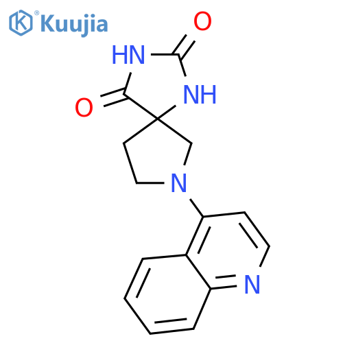 7-(Quinolin-4-yl)-1,3,7-triazaspiro[4.4]nonane-2,4-dione structure