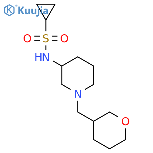 N-{1-[(oxan-3-yl)methyl]piperidin-3-yl}cyclopropanesulfonamide structure