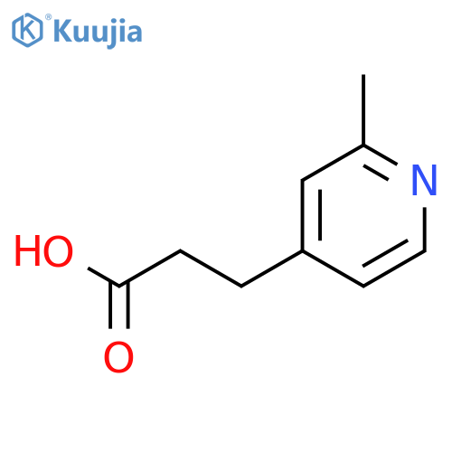 3-(2-methylpyridin-4-yl)propanoic acid structure