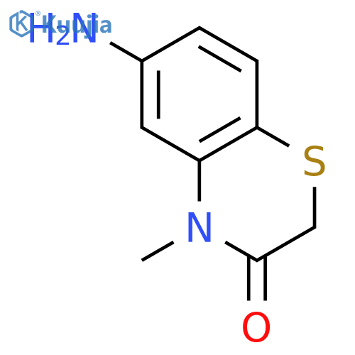 6-Amino-4-methyl-2H-1,4-benzothiazin-3(4H)-one structure