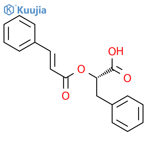 Benzenepropanoic acid, a-[[(2E)-1-oxo-3-phenyl-2-propen-1-yl]oxy]-,(aS)- structure