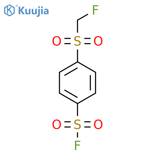 4-Fluoromethanesulfonylbenzene-1-sulfonyl fluoride structure