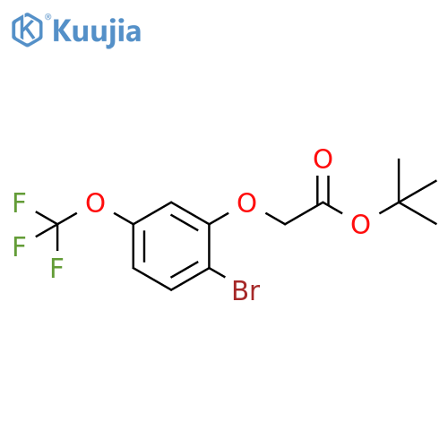 tert-butyl 2-2-bromo-5-(trifluoromethoxy)phenoxyacetate structure