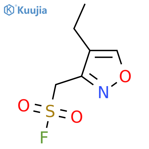 (4-Ethyl-1,2-oxazol-3-yl)methanesulfonyl fluoride structure