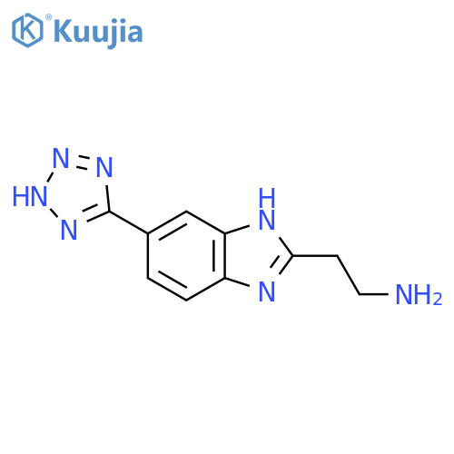 2-6-(2H-1,2,3,4-tetrazol-5-yl)-1H-1,3-benzodiazol-2-ylethan-1-amine structure