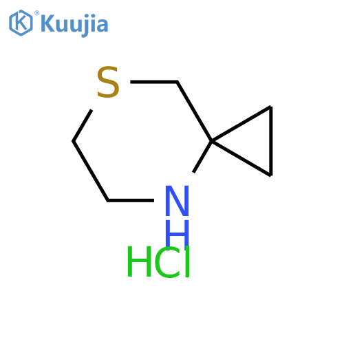 7-thia-4-azaspiro2.5octane hydrochloride structure