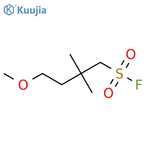 4-Methoxy-2,2-dimethylbutane-1-sulfonyl fluoride structure