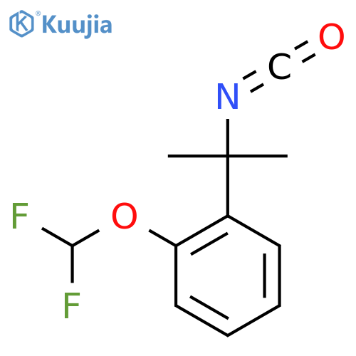 1-(Difluoromethoxy)-2-(2-isocyanatopropan-2-yl)benzene structure
