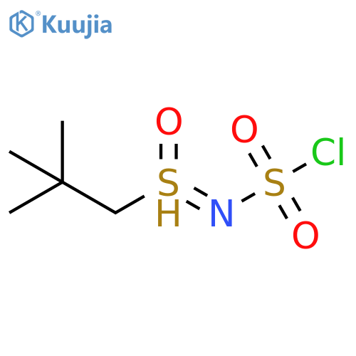 Sulfamoyl chloride, N-[(1,1-dimethylethyl)methyloxido-λ4-sulfanylidene]- structure