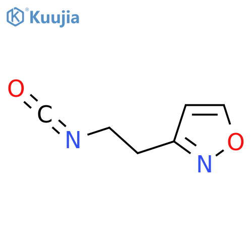3-(2-Isocyanatoethyl)-1,2-oxazole structure