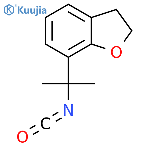 7-(2-isocyanatopropan-2-yl)-2,3-dihydro-1-benzofuran structure