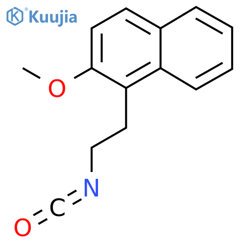 1-(2-isocyanatoethyl)-2-methoxynaphthalene structure