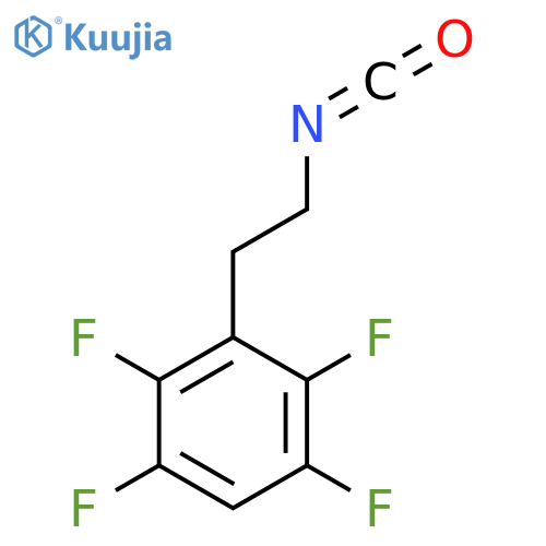 1,2,4,5-Tetrafluoro-3-(2-isocyanatoethyl)benzene structure