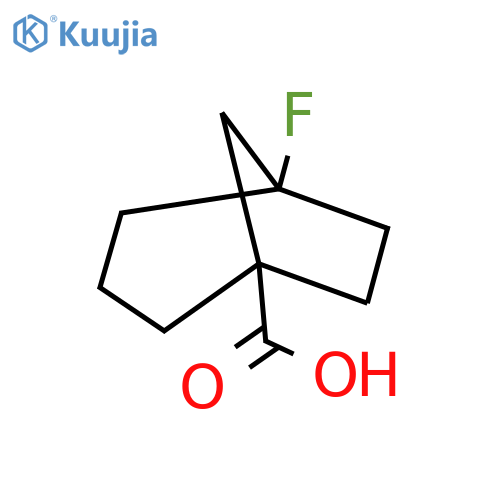 5-fluorobicyclo3.2.1octane-1-carboxylic acid structure