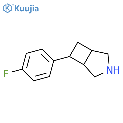 6-(4-fluorophenyl)-3-azabicyclo3.2.0heptane structure