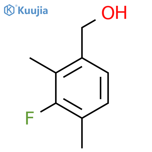 Benzenemethanol,3-fluoro-2,4-dimethyl- structure