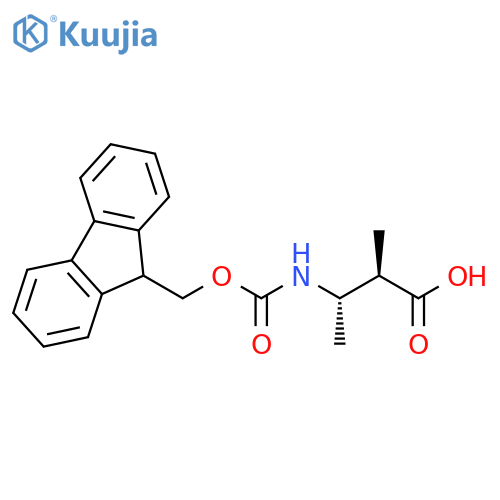 Butanoic acid, 3-[[(9H-fluoren-9-ylmethoxy)carbonyl]amino]-2-methyl-, (2R,3S)- structure