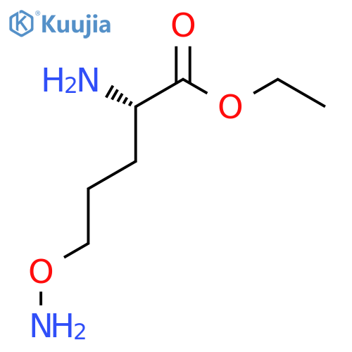 ethyl (2S)-2-amino-5-(aminooxy)pentanoate structure