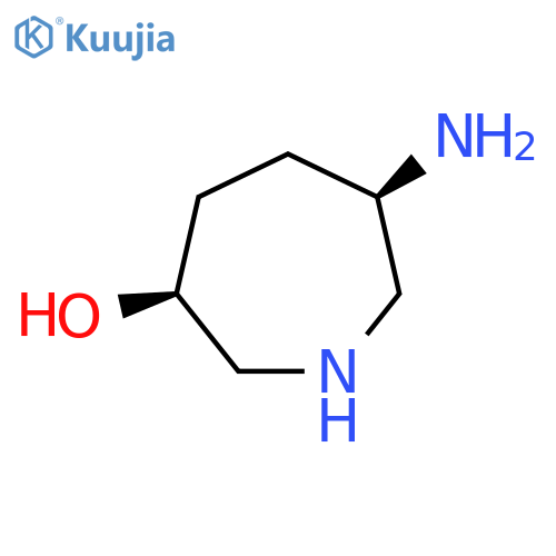 rac-(3R,6S)-6-aminoazepan-3-ol structure