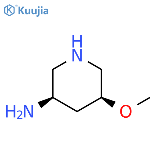 (3R,5S)-5-methoxypiperidin-3-amine structure