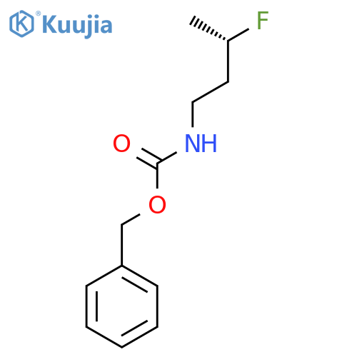 benzyl N-(3S)-3-fluorobutylcarbamate structure