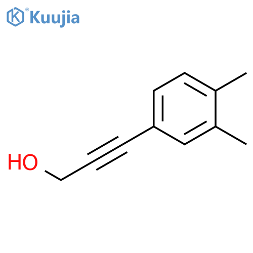 2-Propyn-1-ol, 3-(3,4-dimethylphenyl)- structure