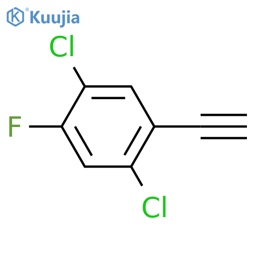 1,4-dichloro-2-ethynyl-5-fluorobenzene structure