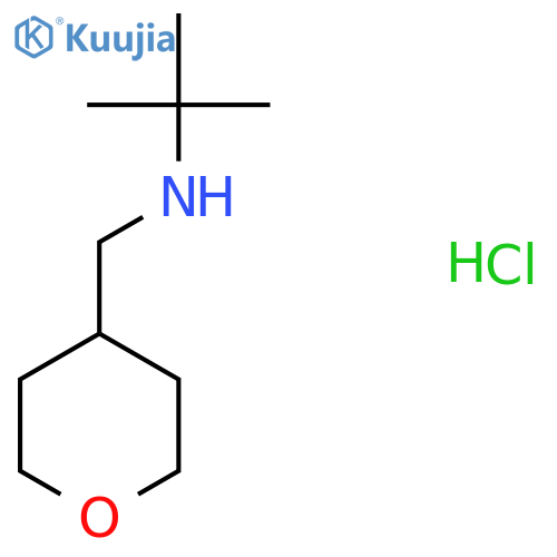 Tert-butyl[(oxan-4-yl)methyl]amine hydrochloride structure